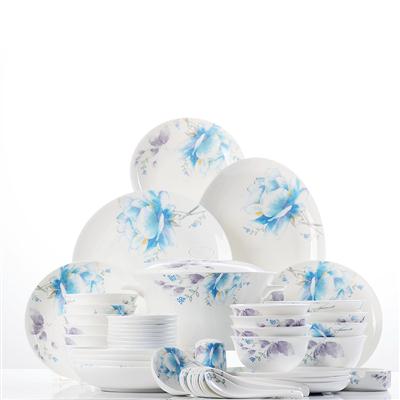 男女操鸡48头聆听花开骨瓷礼品餐具套装